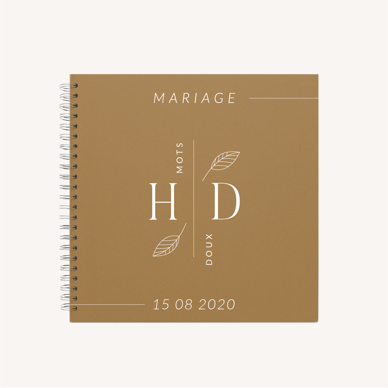 Livre d'or original en forme de cadre pour mariage